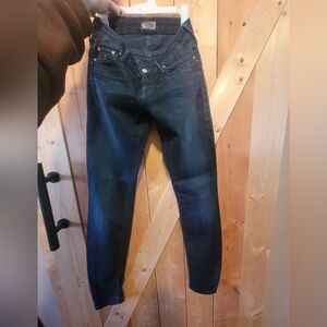 Mother THE LOOKER Dark Blue Women's Jeans